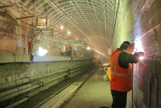 Станция метро Международная в Петербурге, строительство