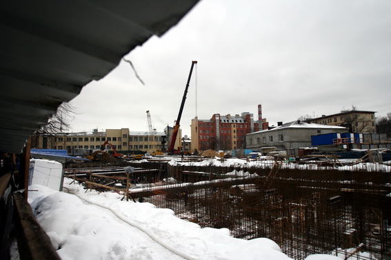 Строительство жилого комплекса Лесная сказка на улица Александра Матросова