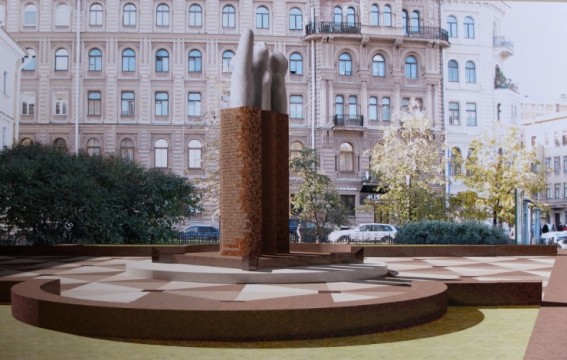 Памятник Иосифу Бродскому на Преображенской площади