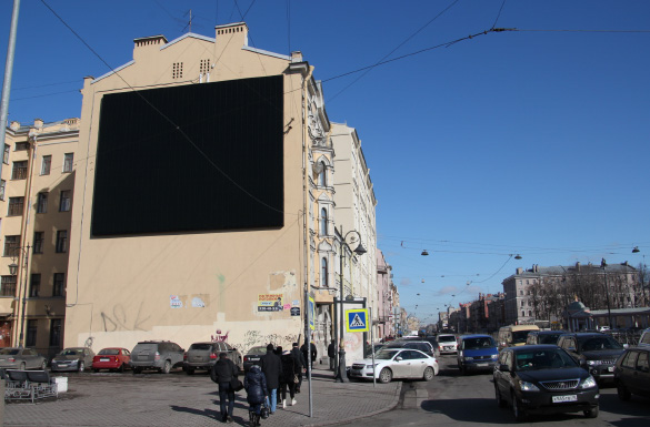 Рекламный экран на Лиговском проспекте, 149