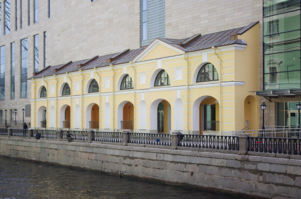 Сохраненный исторический фасад, вторая сцена, Мариинский театр