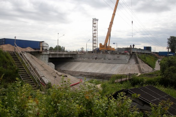 Место нового моста через Славянку