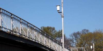 2-й Елагин мост, решетка и фонари